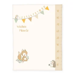 Outlet Meilensteindecke-Softpeach Waldtiere Krabbeldecken|Krabbeldecken