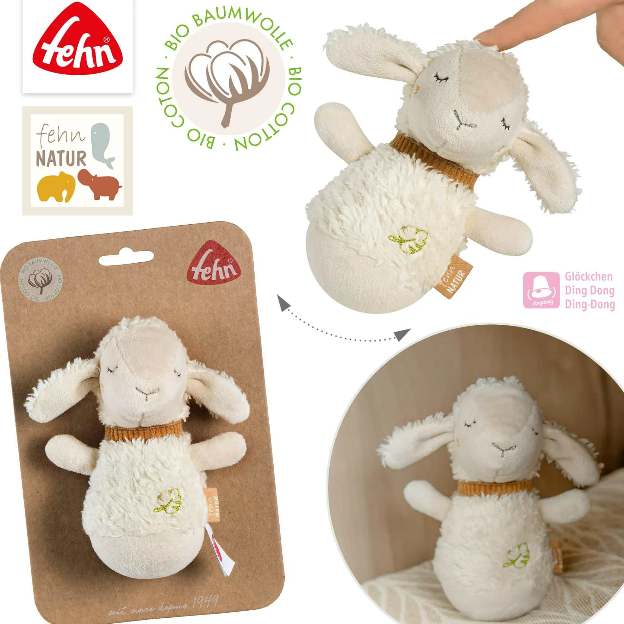 Discount Mini-Stehauf Schaf Kuscheltiere