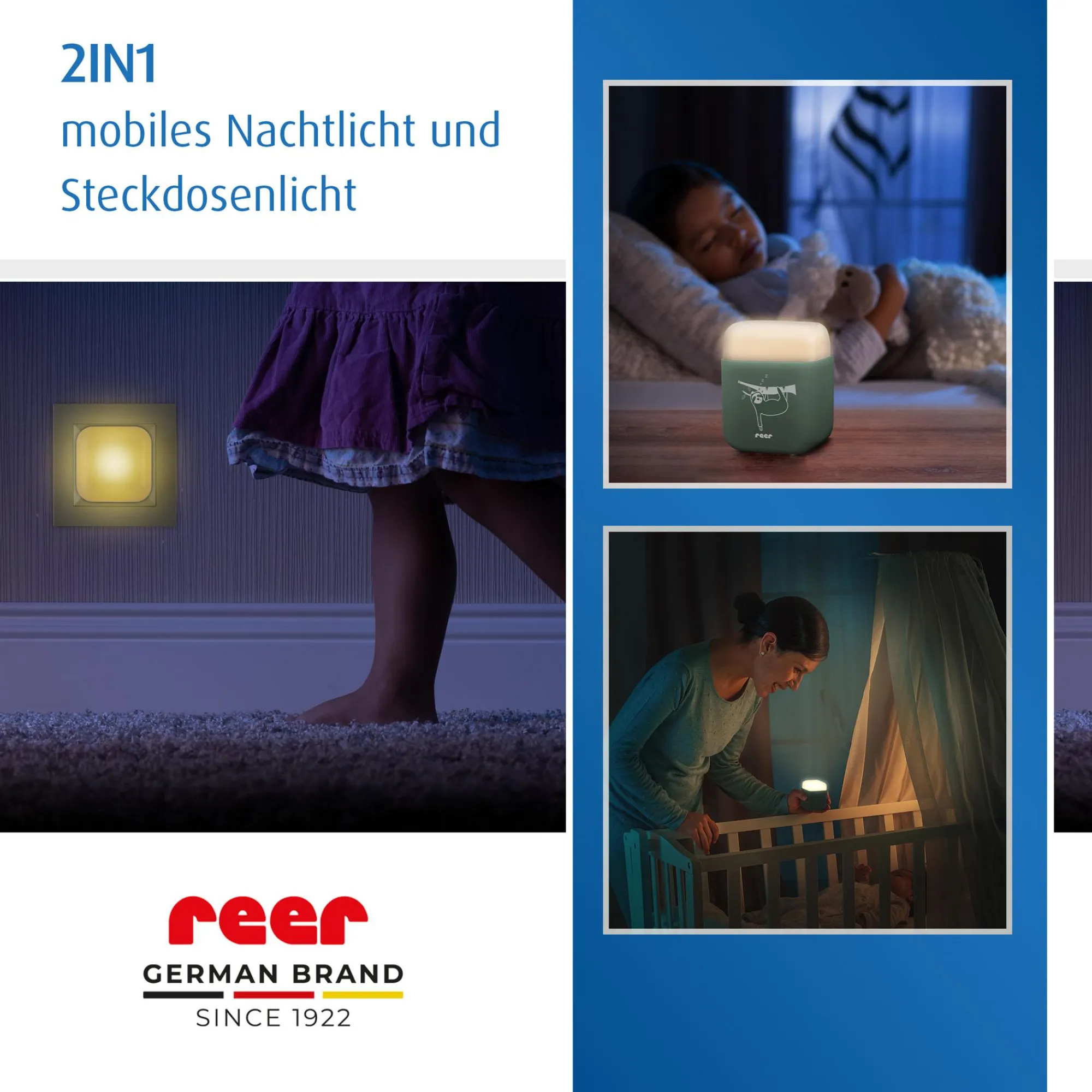 Best Nachtlicht 2in1 SleepLight Faultier Nachtlichter