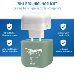 Best Nachtlicht 2in1 SleepLight Faultier Nachtlichter