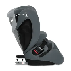 Best Pallas B i-Size Cobblestone Grey Kinder Kindersitze 9-36 Kg, Gruppe 1/2/3