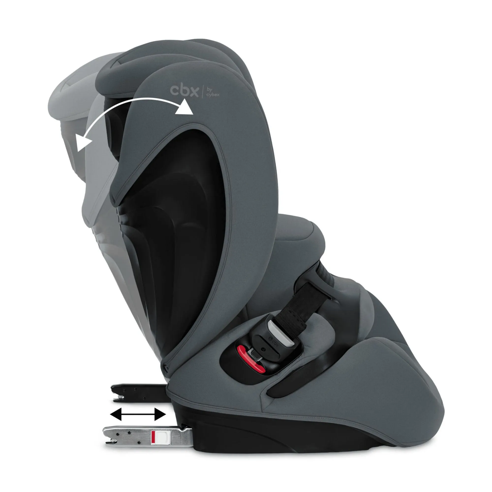 Best Pallas B i-Size Cobblestone Grey Kinder Kindersitze 9-36 Kg, Gruppe 1/2/3