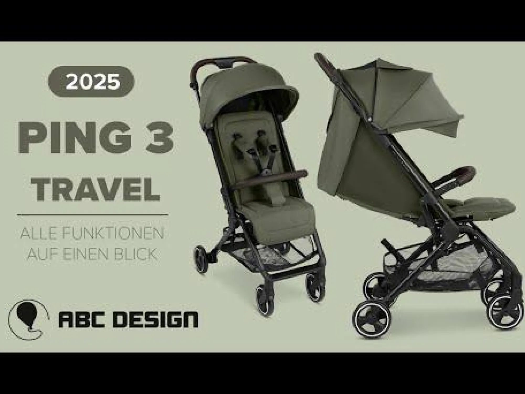 Ping 3 Travel Coal Kinder Reisebuggys|Buggys