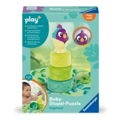 Best Play+ Baby-Stapel-Puzzle Vogelnest Kinder Lernspielzeug|Stapelbecher