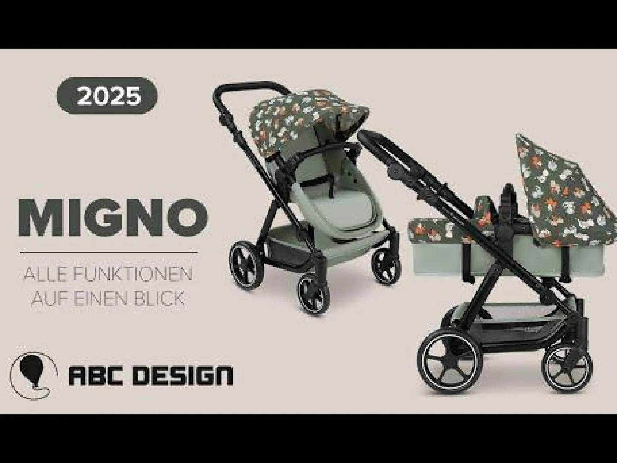 Puppenwagen Migno - Teddy Kinder Puppen & Puppenwagen