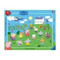 Sale Rahmenpuzzle Seilspringen mit Peppa Wutz Kinder Lernspielzeug|Spielzeug Ab 4 Jahren