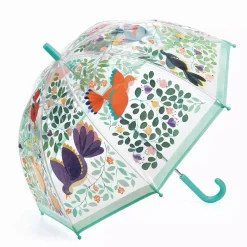 Best Regenschirm Blumen & Vögel Regenbekleidung