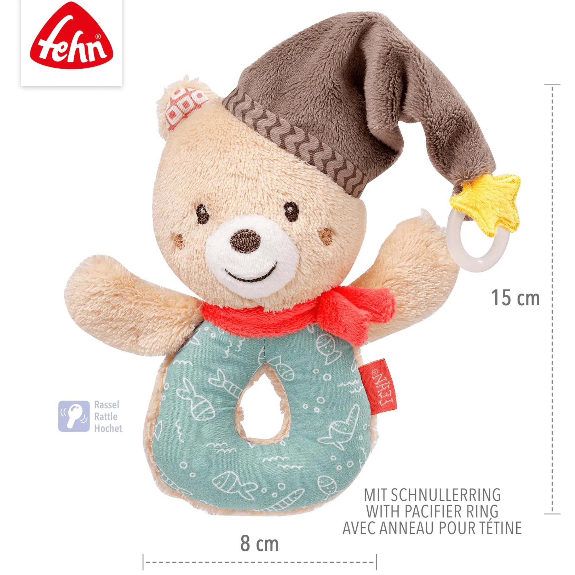 Outlet Ring-Greifling Bär Rasseln & Greiflinge