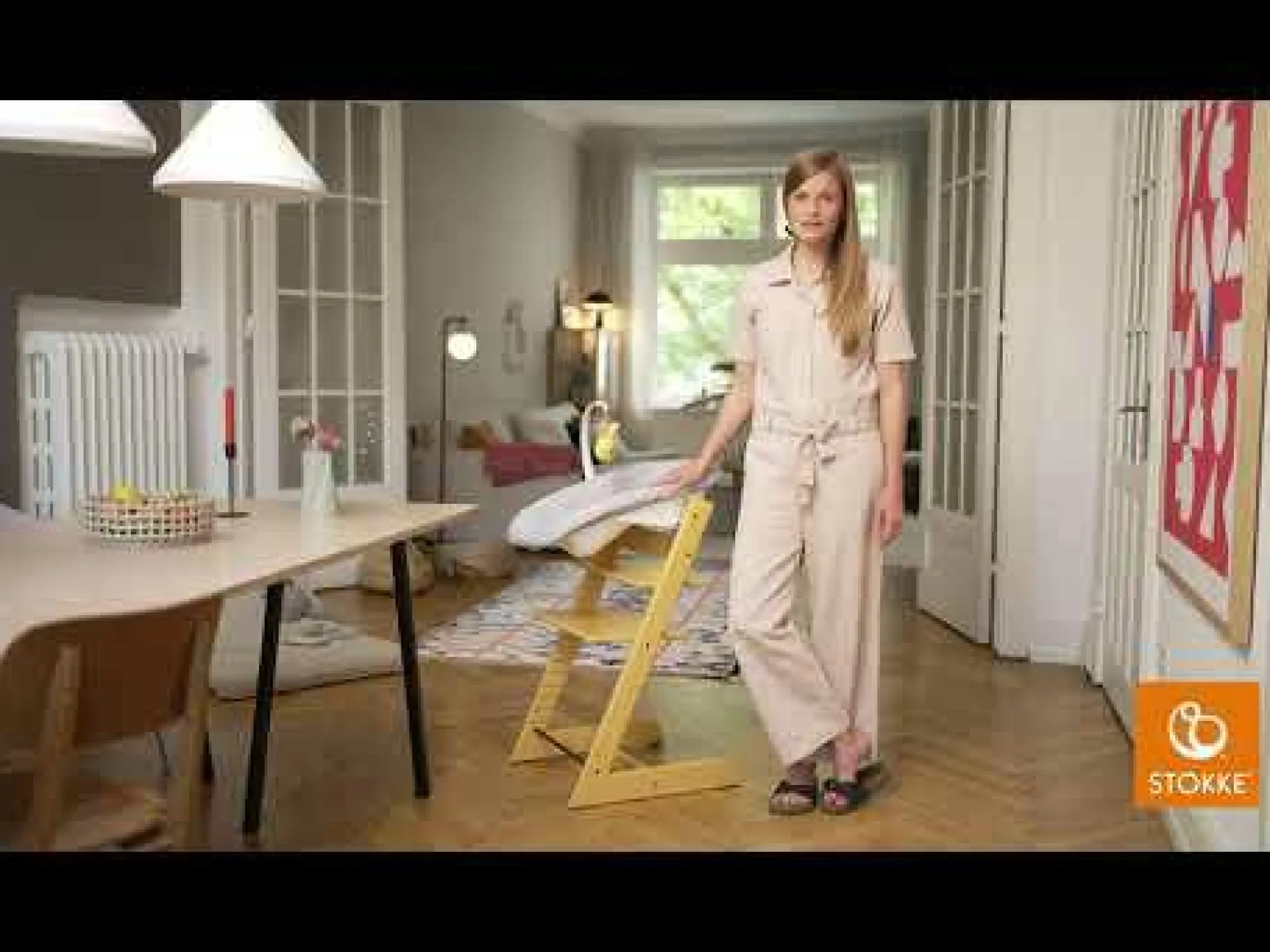 Best Set Tripp Trapp® Natural mit Baby Set Treppenhochstühle