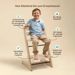 Best Set Tripp Trapp® Natural mit Baby Set Treppenhochstühle