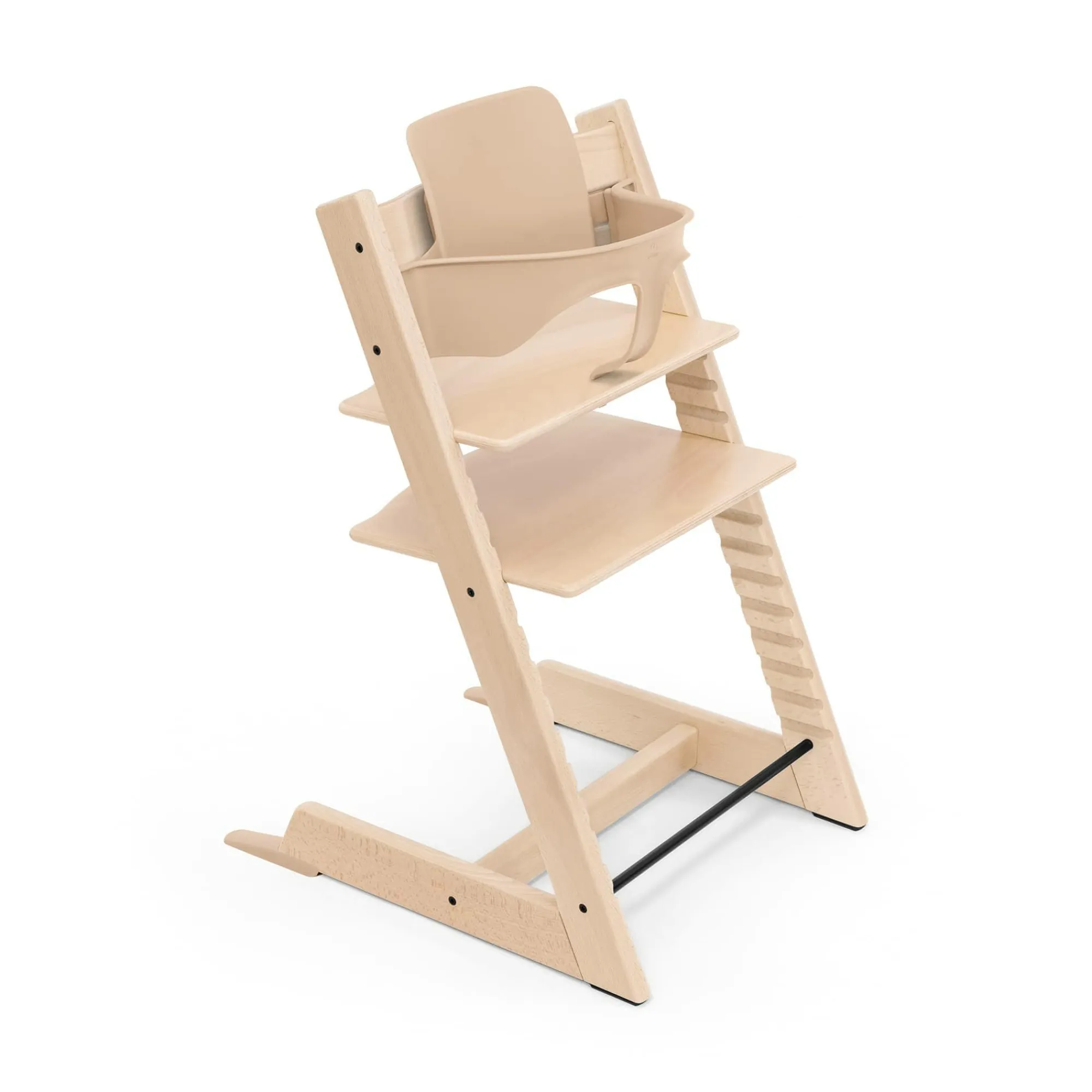 Best Set Tripp Trapp® Natural mit Baby Set Treppenhochstühle