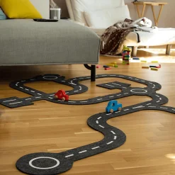 Hot Spielstraße mit 2 Fahrzeugen Kinder Lernspielzeug|Spielzeug Ab 2 Jahre