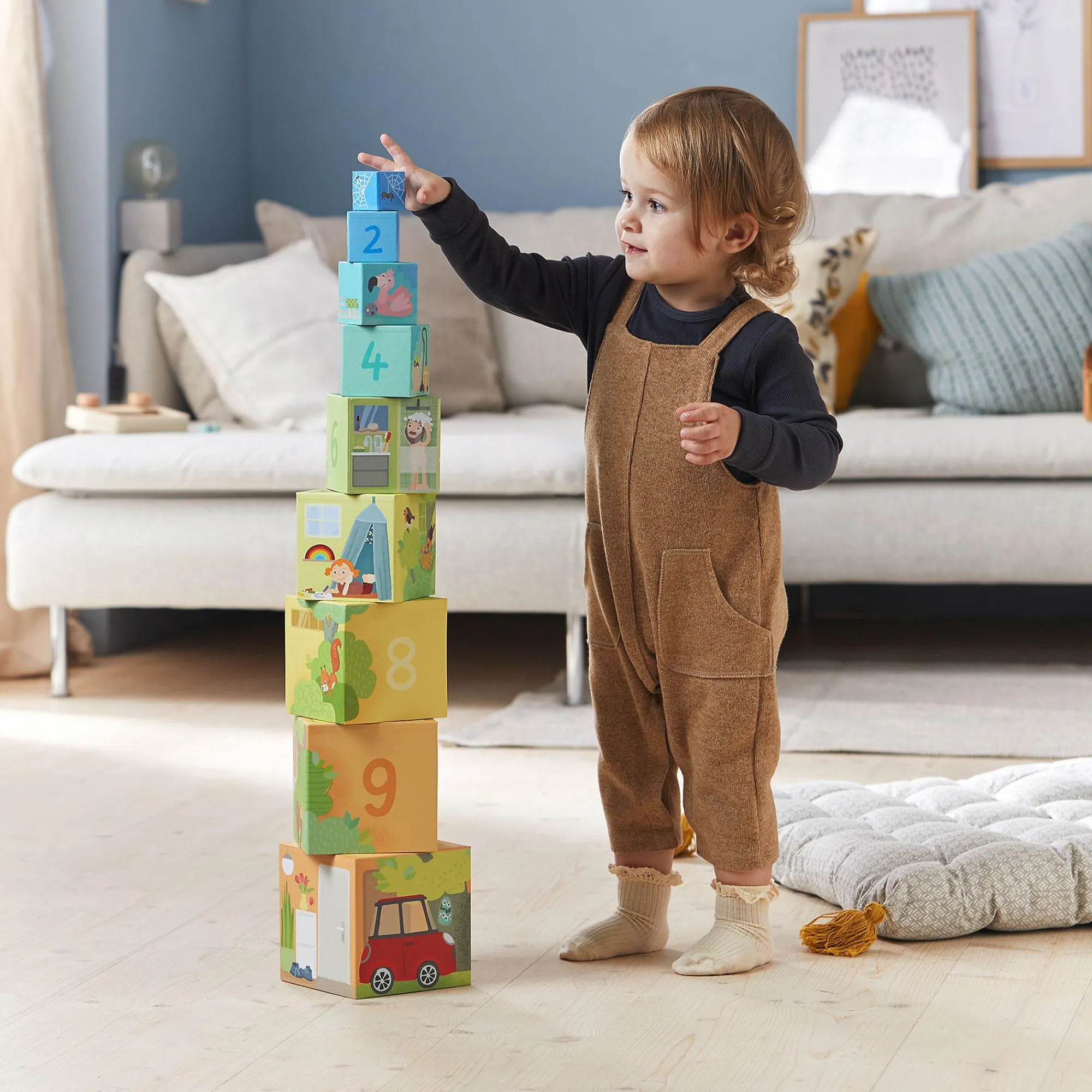 Best Stapelwürfel Mein Zuhause Kinder Lernspielzeug