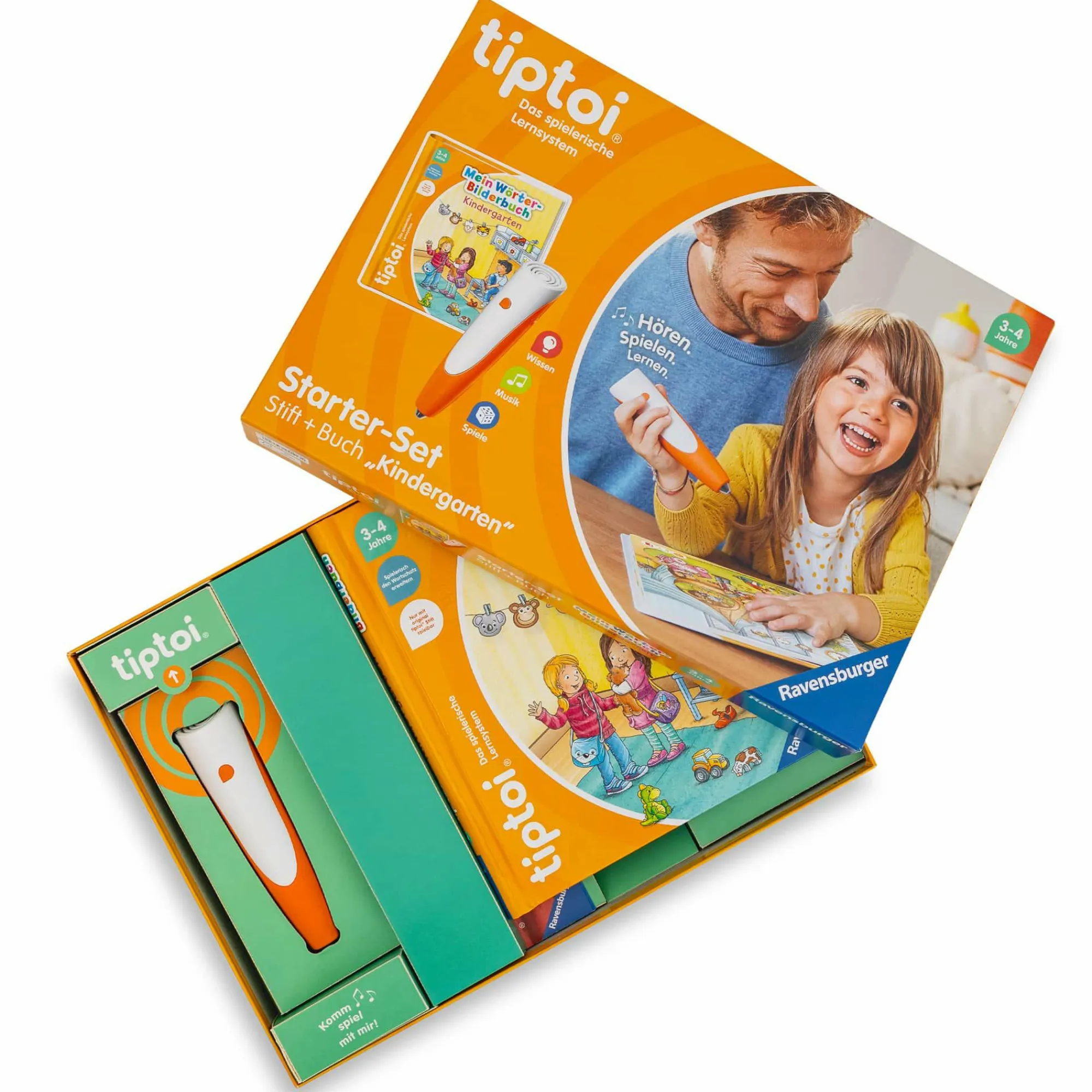 ® Starter-Set: Stift + Buch Kindergarten Kinder Kinderbücher|Spielzeug Ab 3 Jahren