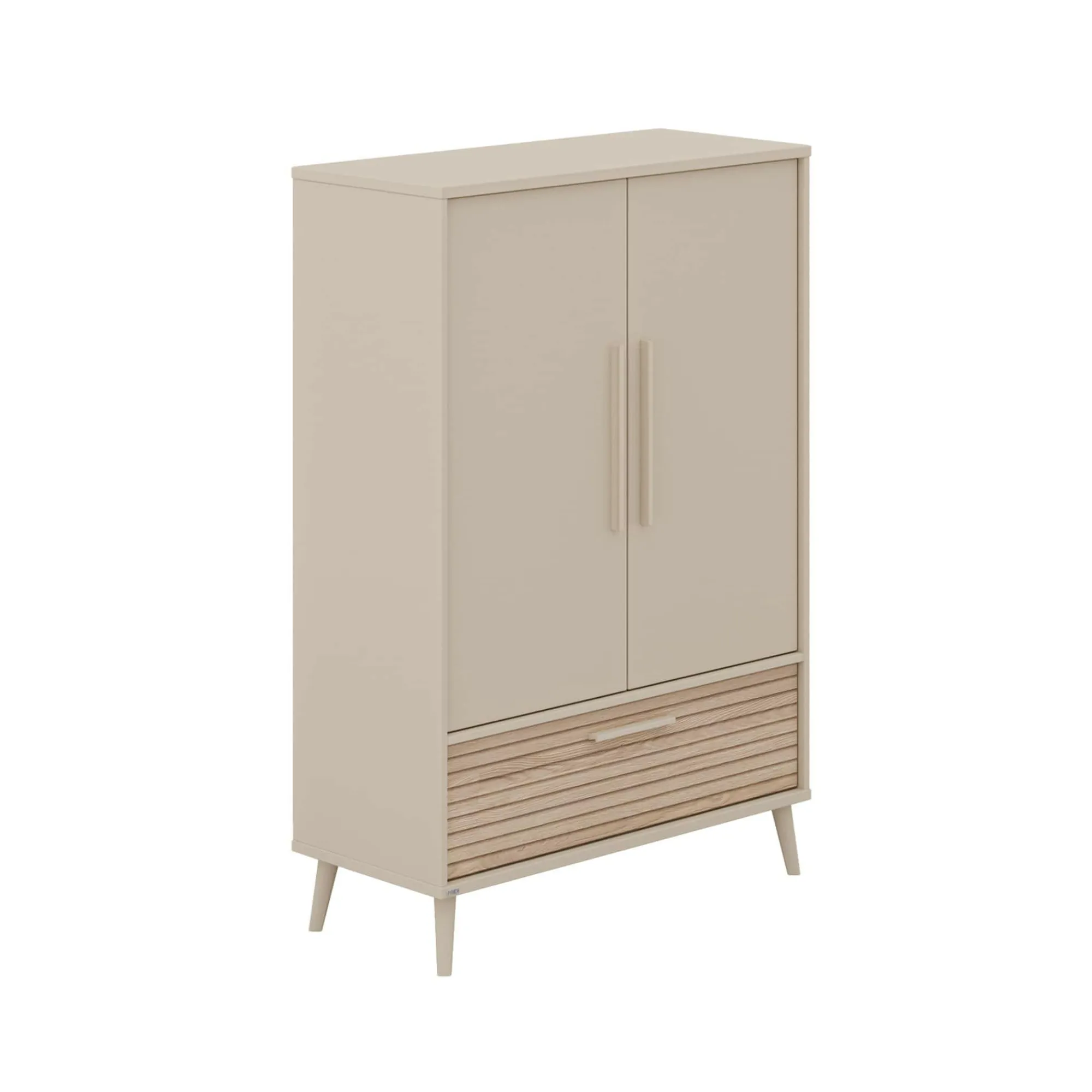 Discount 2-türiger Kleiderschrank Eefje Tiny Groovy Oak Kleiderschränke