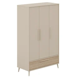 3-türiger Kleiderschrank Eefje Groovy Oak Kleiderschränke