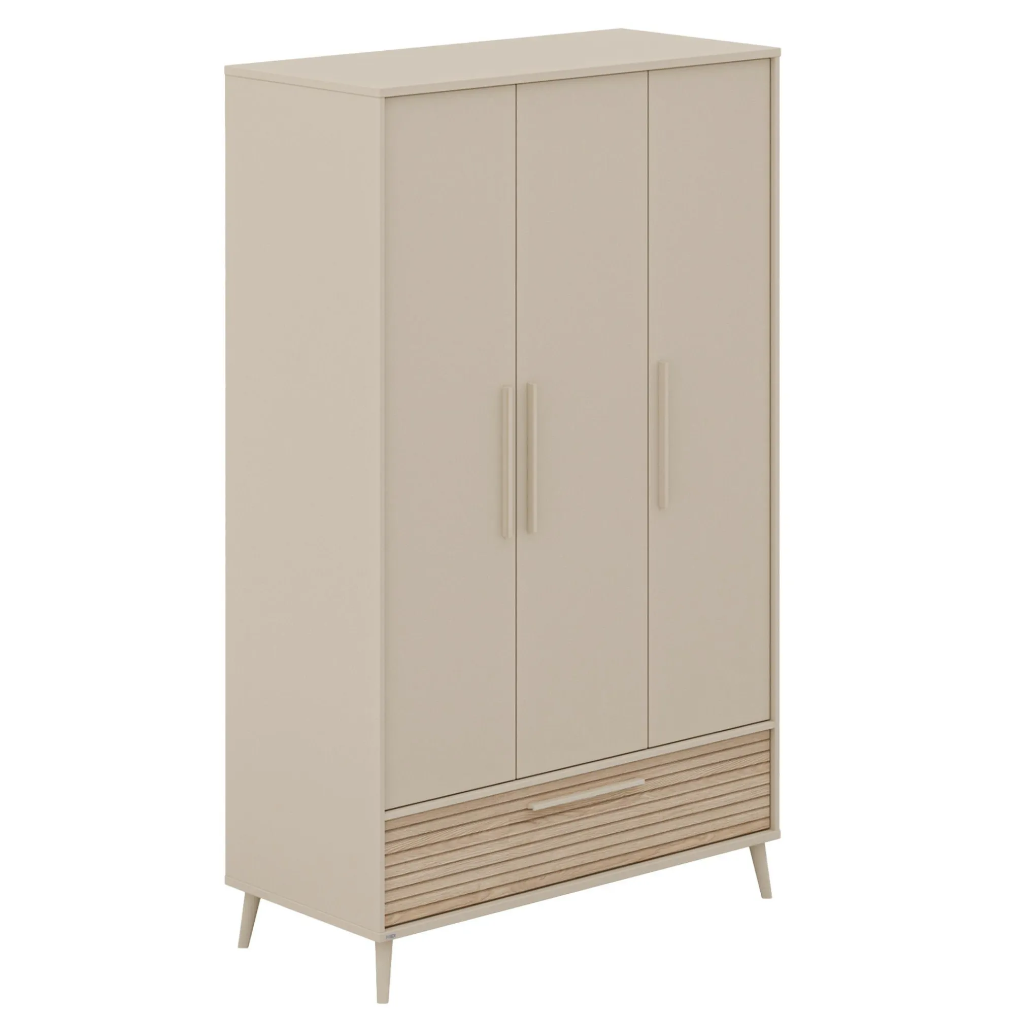 3-türiger Kleiderschrank Eefje Groovy Oak Kleiderschränke
