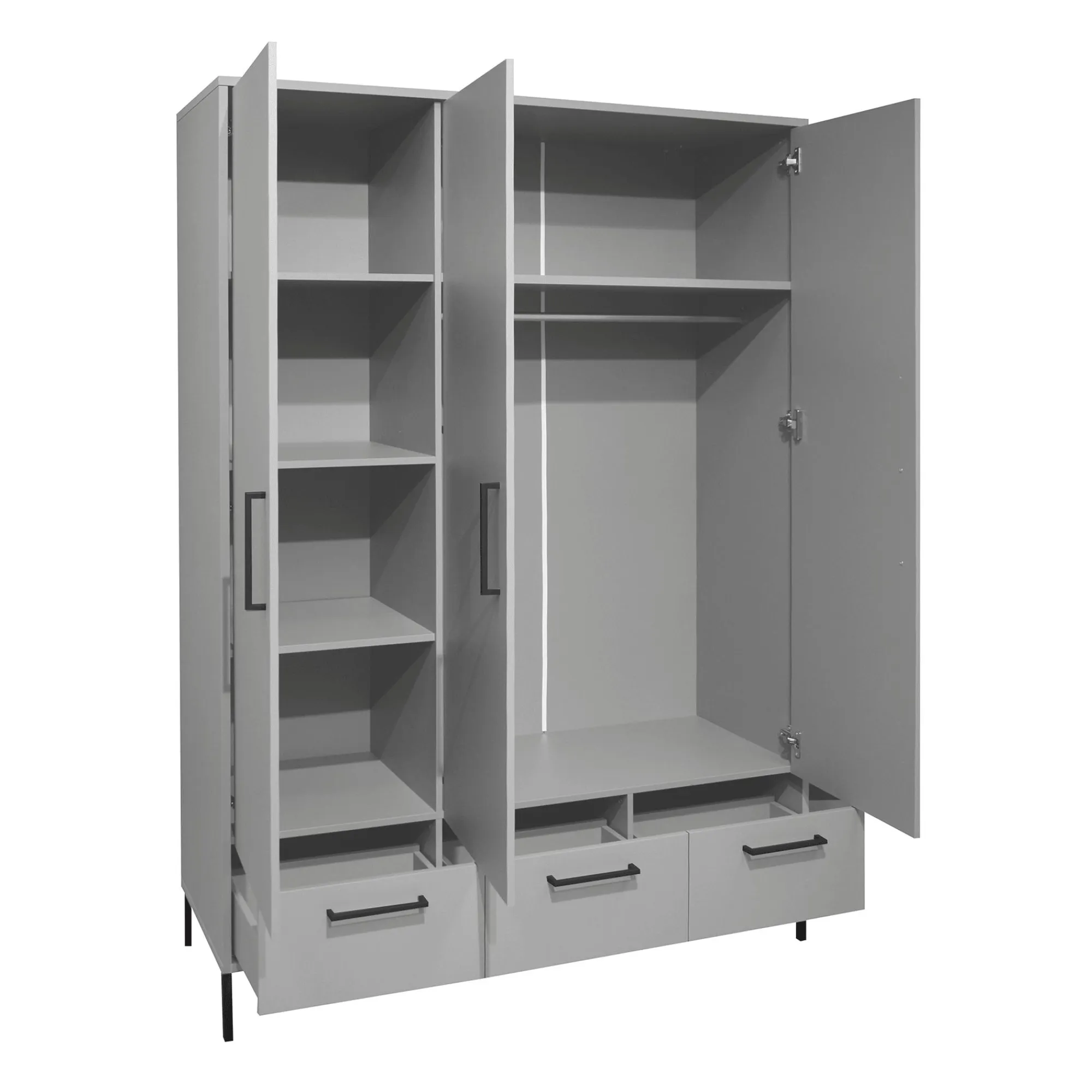 Best 3-türiger Kleiderschrank Olaf Kleiderschränke