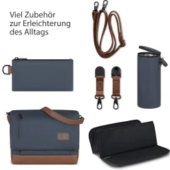 Best Wickeltasche Urban Classic Lake Wickeltaschen