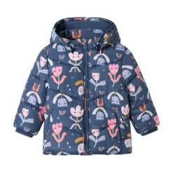 Outlet Winterjacke Glückliche Blumen Winterkleidung|Kleinkindmode