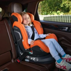 Hot Xenon 1 KID Vibrant Orange Kinder Kindersitze Isofix|Reboarder 0-18 Kg, Gruppe 0+/1