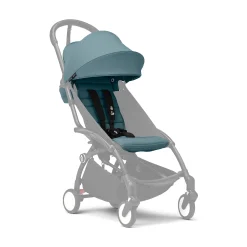 Best YOYO³ 6+ Textilset Aqua Kinder Kinderwagen Zubehör|Buggys